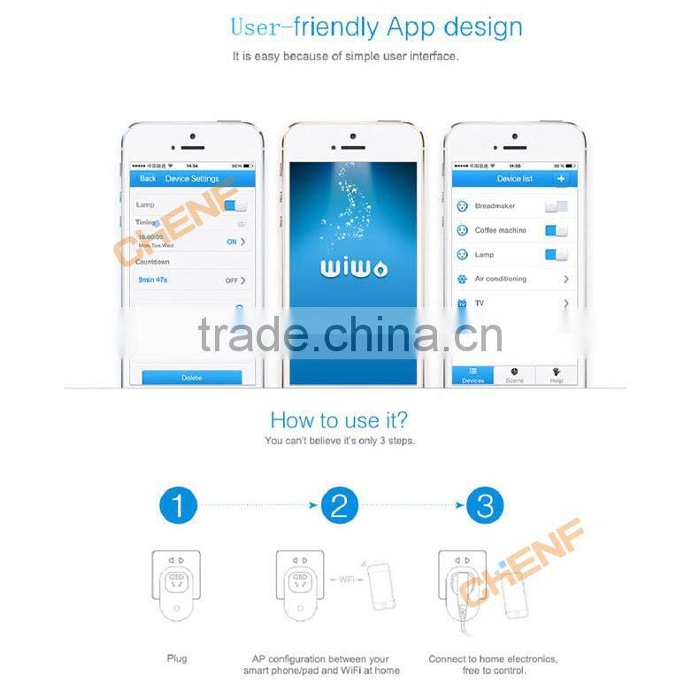 High Quality Cheaper Home Wall Plug Phone Remote Control Wifi Timer Socket Outlet