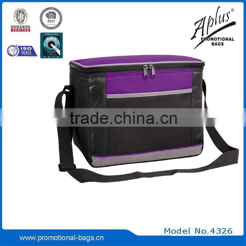 shoulder strap cooler bag men and practical 600D polyester cooler bag