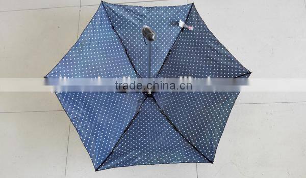 5 Fold Umbrella with Monogram, Cute Travel Umbrella