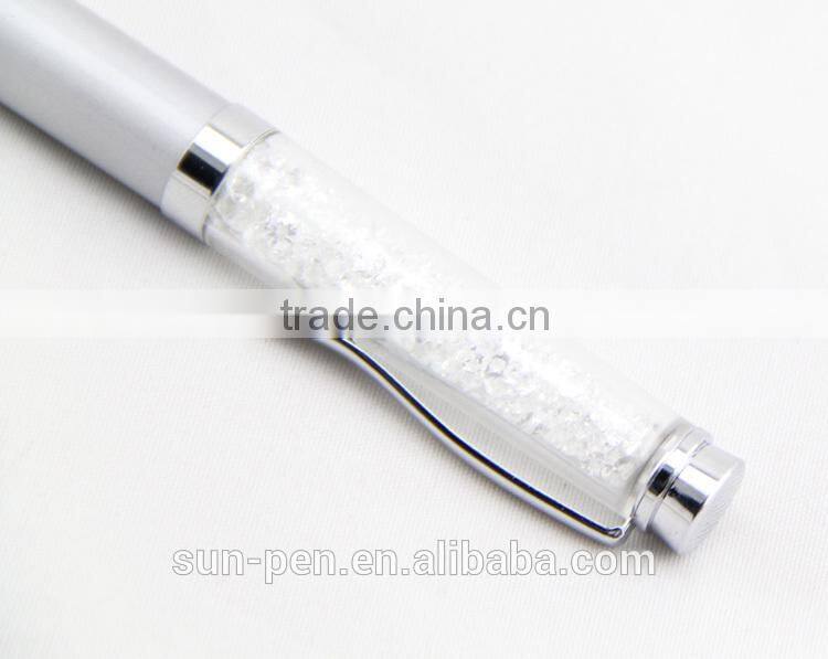 business gift office use crystal short ballpoint pen