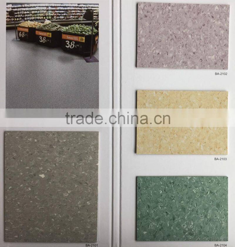 High Quality Long warranty Homogeneous PVC Vinyl Flooring Roll