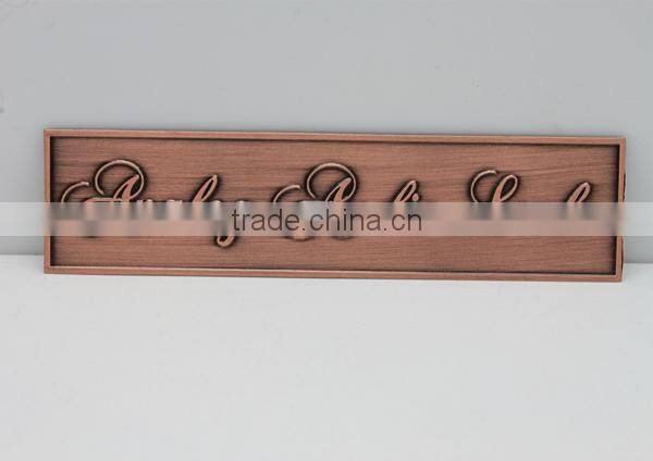 2015 hot stamping laser cut golden/silvery custom cheap copper business name card blank of metal crafts