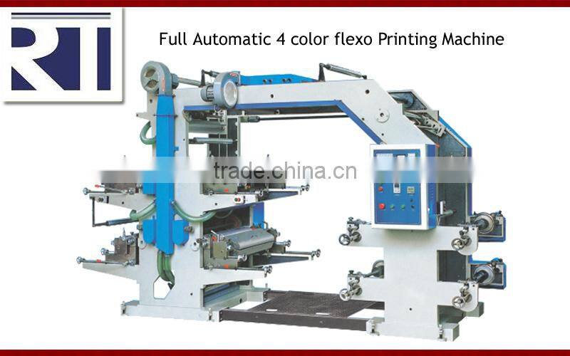 Full Automatic 4 Color Flexo Printing Machine
