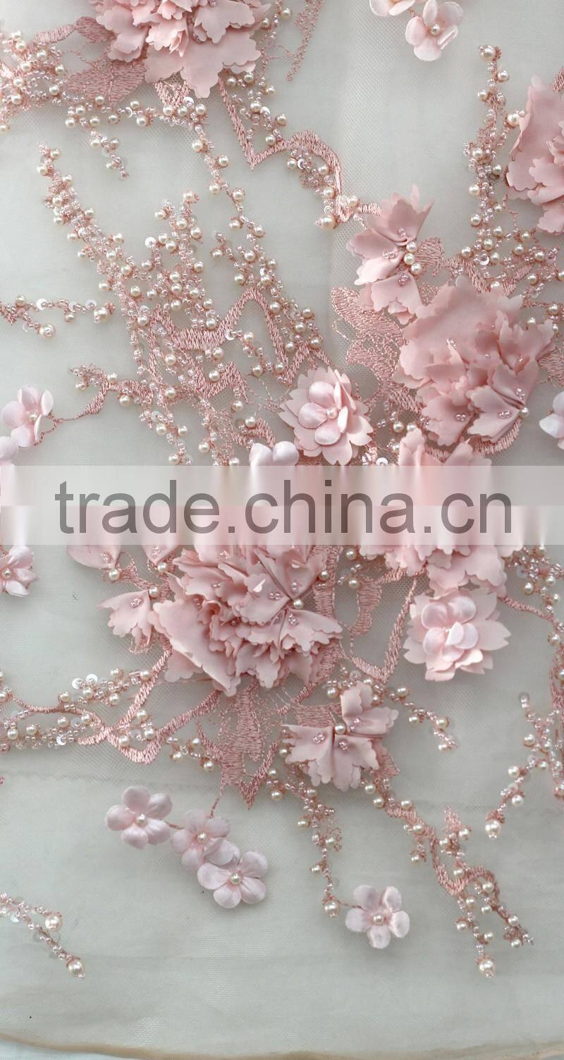 2016 Top one ladies suits bulk lace fabric design/Amazing bridal lace fabric