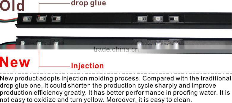 chasing color RGB LED window border for storefront decoration GLMD115L-UV