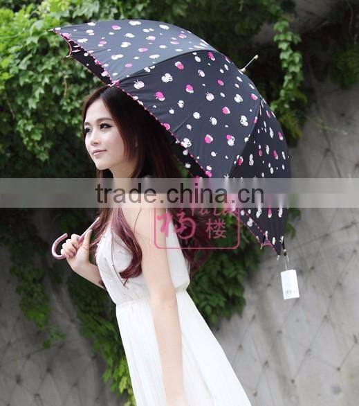 Asian market stick long high level korean market umbrella