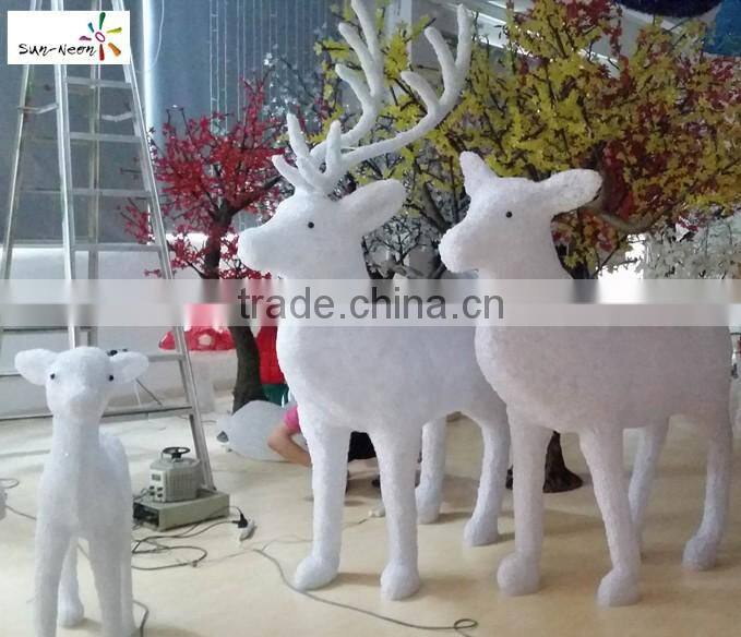 Holiday time deer christmas decoration good christmas reindeer christmas deer yard decorations with high quality