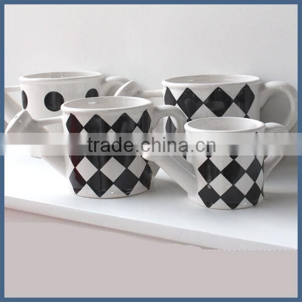 Modern simple style indoor decorative ceramic watering can