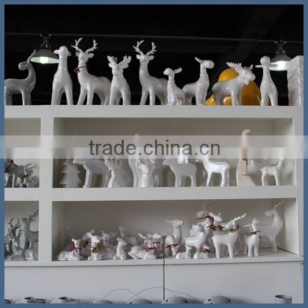 Festive & Party Supplies ceramic santa reindeer for Christmas decorating