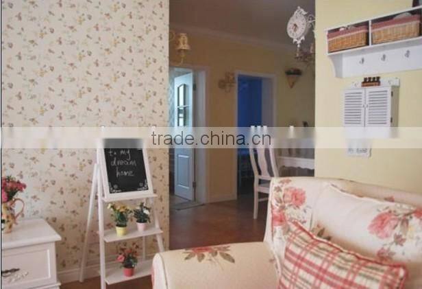 4 Chinese manufacturing ~ Zakka pastoral style solid wood furniture - storage rack - flower - wood - shelf