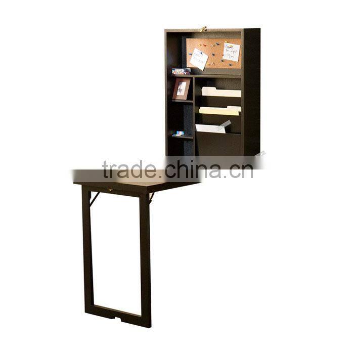 Folding Desk with Wall Mounted Cabinet