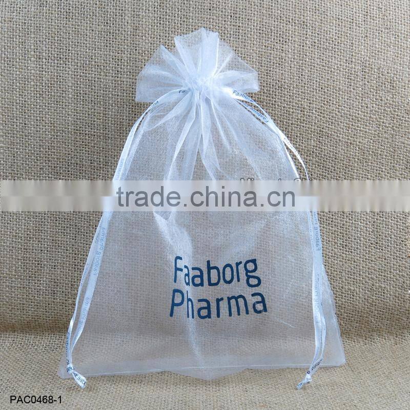23 Color In Stock Customized Cheap Wholesale Organza Jewelry Bag