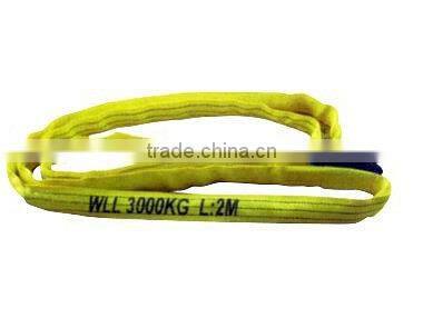 rc small and heavy duty polyester round slings soft pipe lifting slings/nylon tube webbing