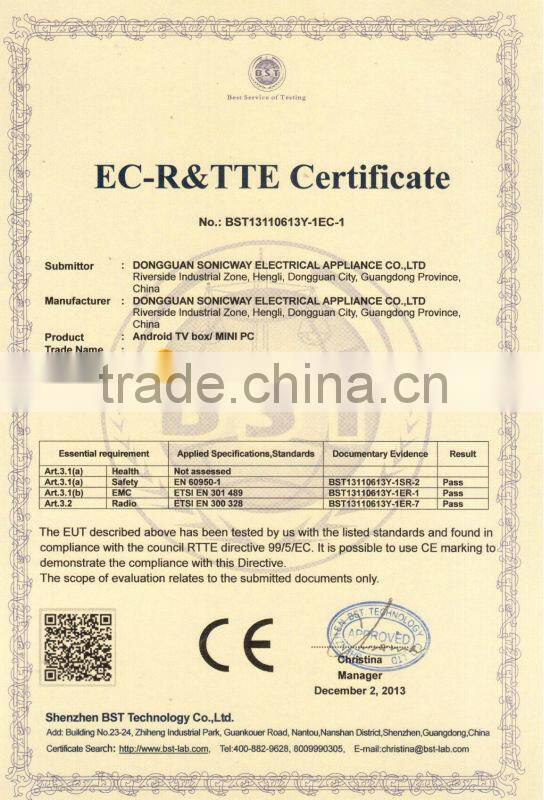 Cloudnetgo android 4.4 mini pc Amazon fire TV stick support Wifi Bluetooth Miracast DLNA mini pc