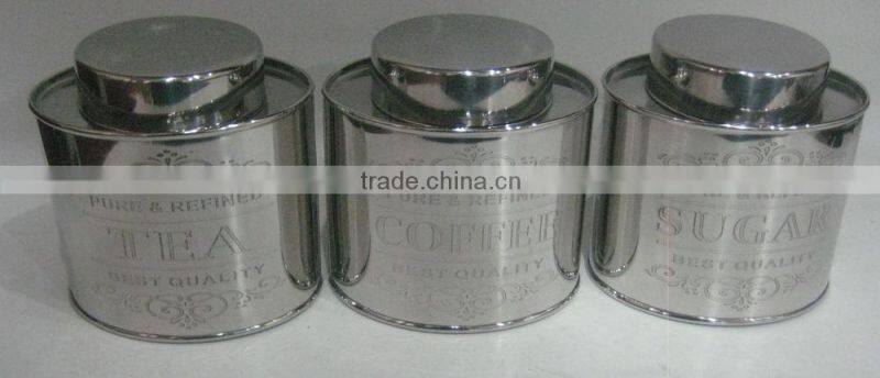 Stainless Steel Oval Canister