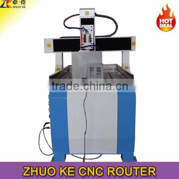 4 axis double chuck cnc metal engraving router with high precision