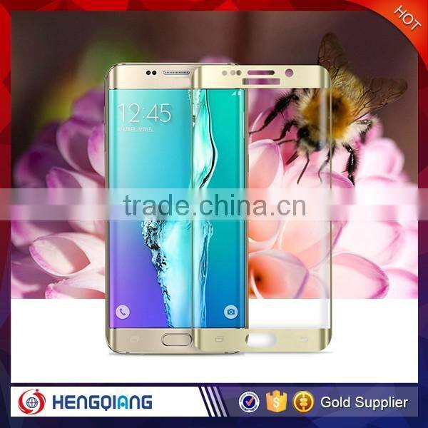 Hot Sale!!!!!! 3D Curved Tempered Glass Screen For Samsung galaxy s6 edge
