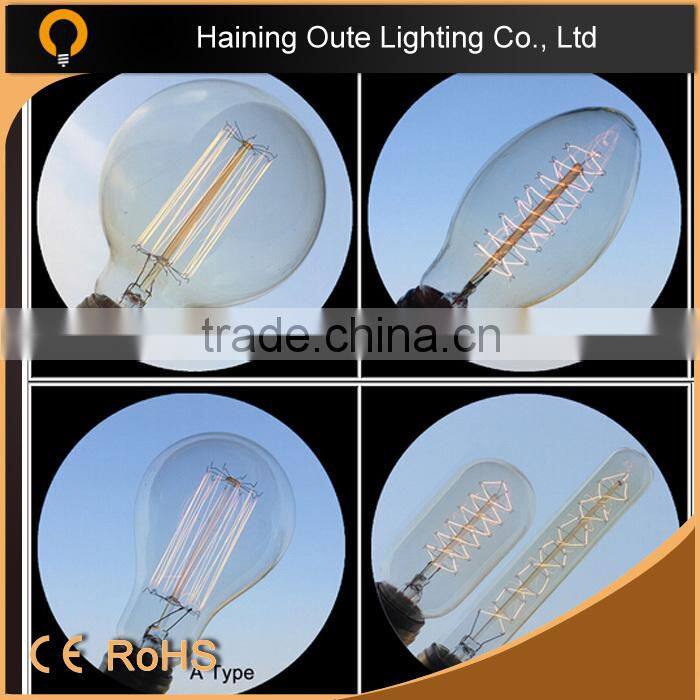 Edison bulb st64 40w/60w Squirrel Cage Edison Bulb 40w ST14