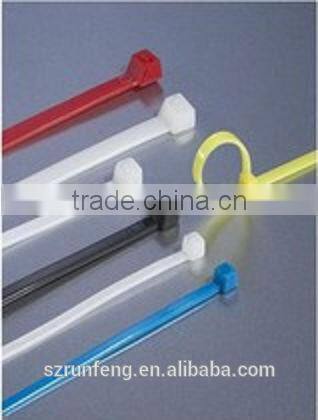 Multi-colored plastic nylon cable ties