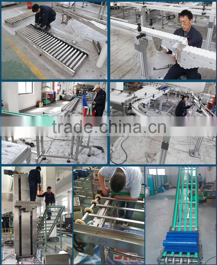 Edible oil plastic top chain conveyor production line factory price