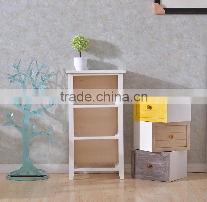 Solid Wood Drawing Storage Cabinet Stair Furniture Cabinets