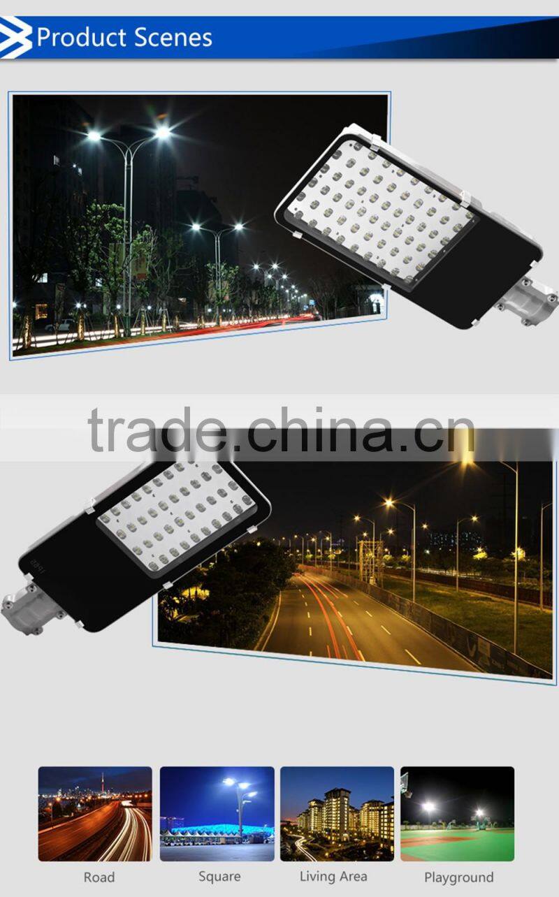 IP65 Waterproof 12W 24W 40W 50W 60W 80W LED Street Light Head Road Lamp for Garden Backyard Playground Lighting