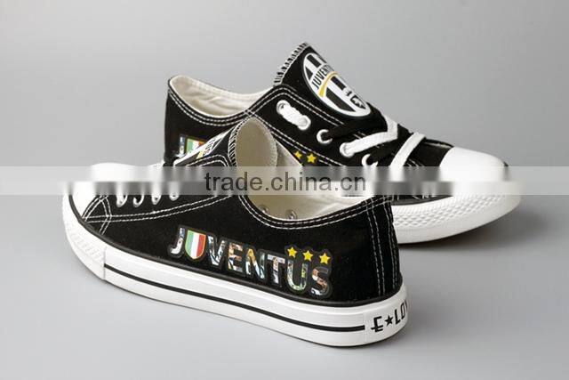 NO.T-D807H 2015 hot sales high quality custom screen printed canvas shoes