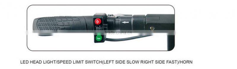 wholesale CE Approved With Handle Electric Longboard kick scooter