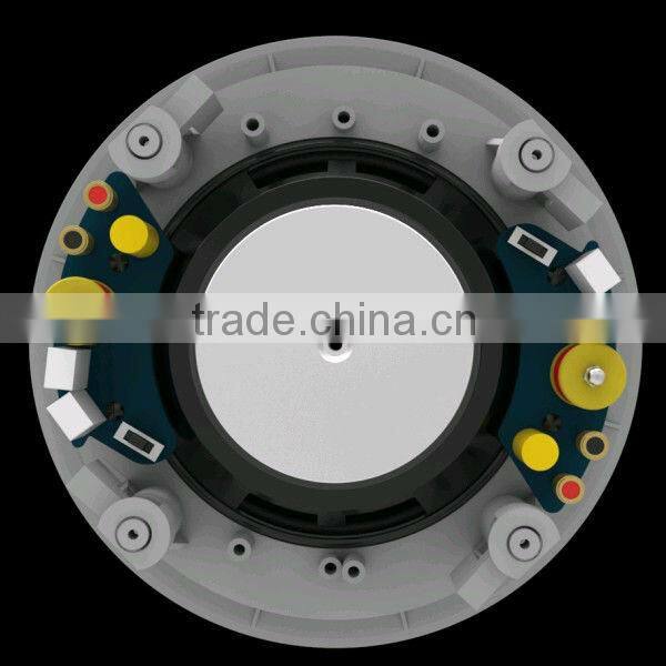 Dual channel indoor 8 inch ceiling speaker