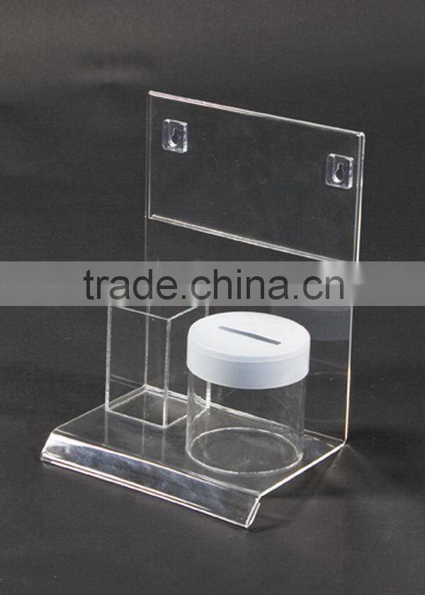 Super quality new products transparent clear acrylic display rack