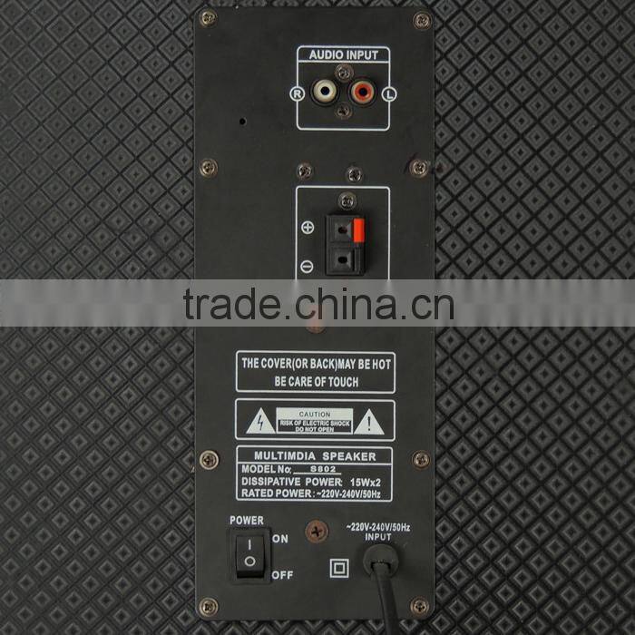 Wholesale 2.0 high quality wooden stage pro audio with mic/usb/sd/fm/eq input