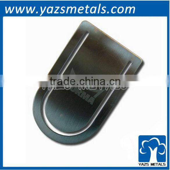 Etching hollow out metal Custom bookmark
