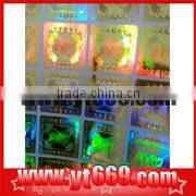 Custom hologram sticker on glasses/sunglasses