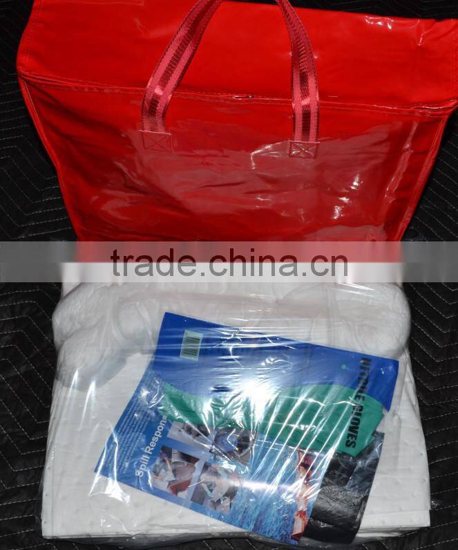 PVC bag economical oil-only spill kits 50L