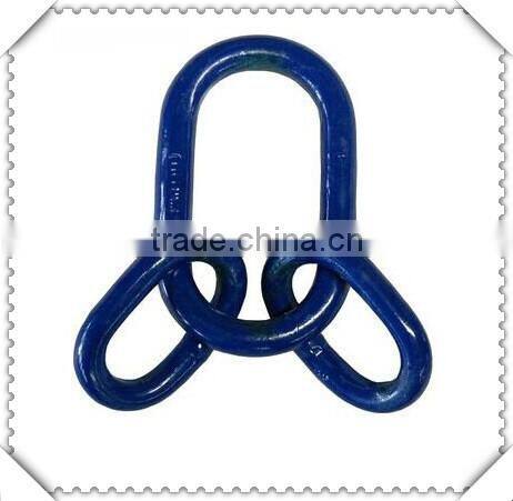 DSL yellow Powder plastified Alloy Steel G80 Welded D Ring
