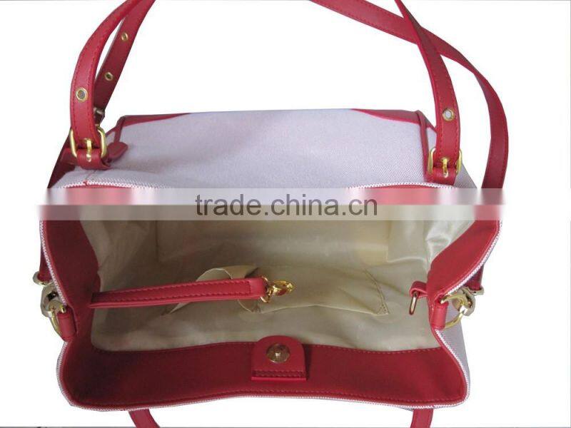 custom made African ankara wax fabric style for woman square shoulder bag