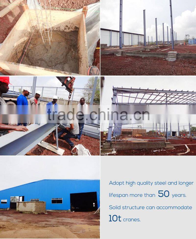 Easier to Assemble Low Cost Foldable Design Prefab Warehouse For Arabia