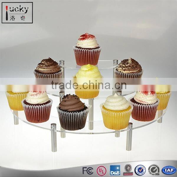 Acrylic good liquor shop display shelves