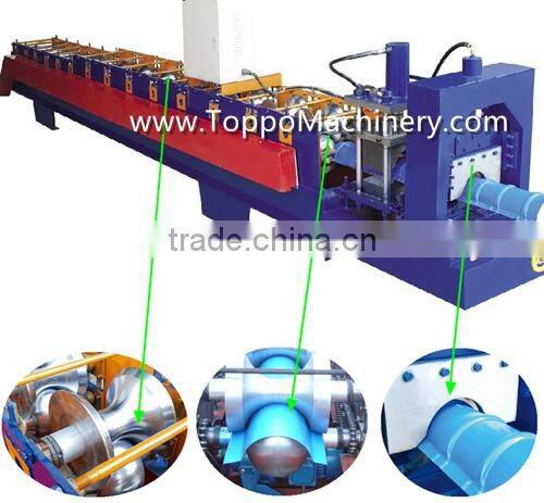 Aluminum Metal Roof Ridge Cap Roll Forming Machine