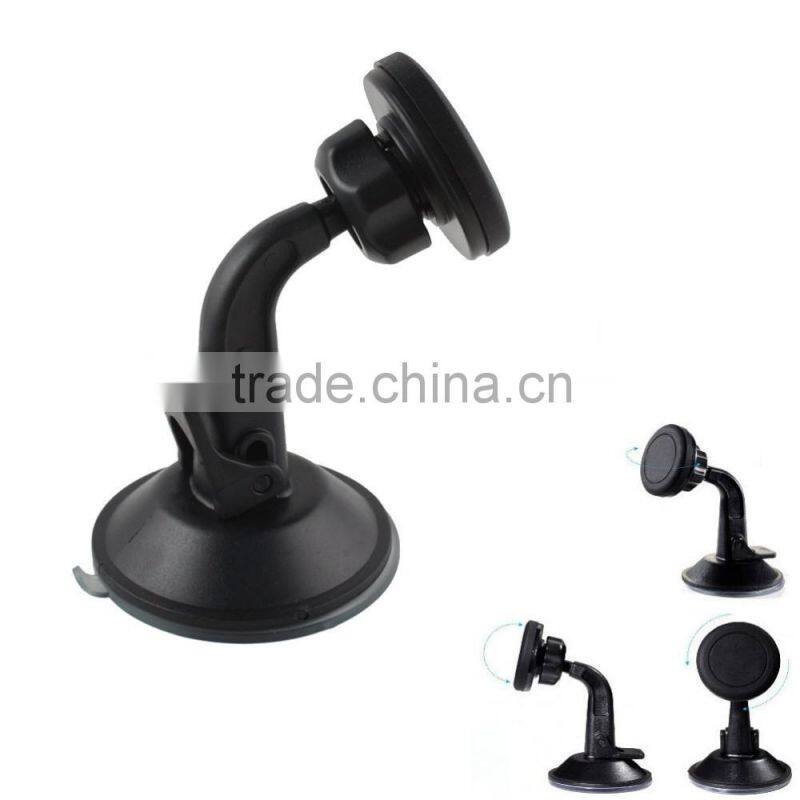 2016 new novelty products magnetic sticky 360 degree mobile phone holder for car