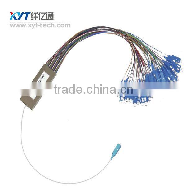 High Quality 1X64 FTTH Single Mode Fiber Optic PLC Splitter