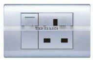 beautifull wall switch and socket,usa style 15a twins socket