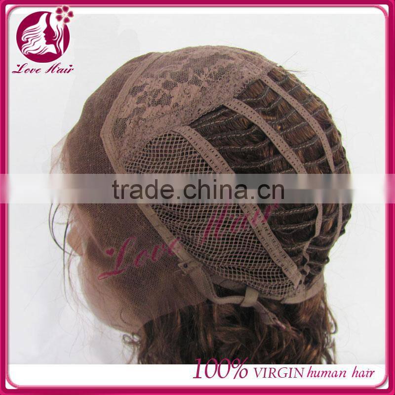 2014 new coming with discount quality brazilian hair lace front wig/front lace wig