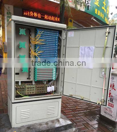 Telecommunication Level Outdoor 144 cores 288 cores optic fiber distribution cabinets