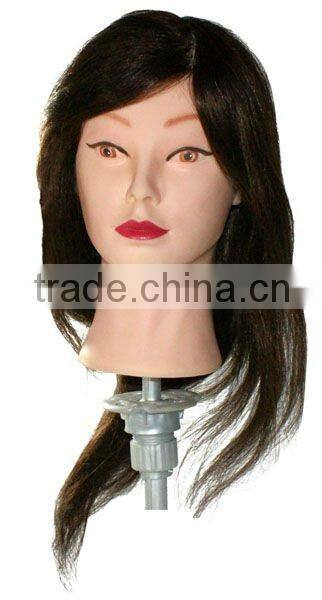Professional salon synthetic training head wig N026