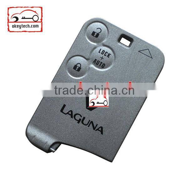 Okeytech key card Renault Megane 3 buttons smart key card renault megane key card for renaul key card renault