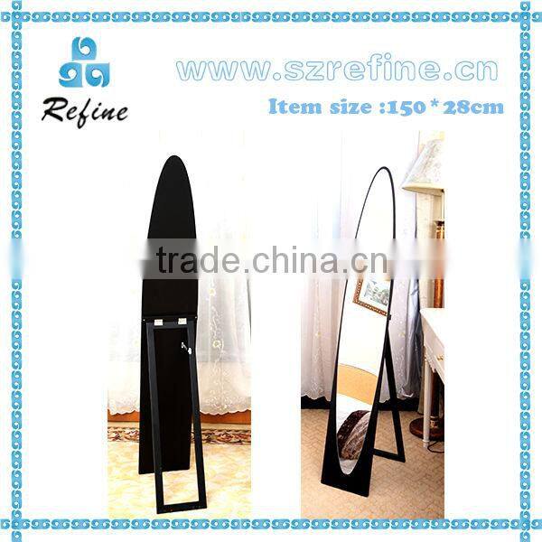 Wooden Furniture Bedroom Dressing Mirror Design Oval Wood Frame Mirror