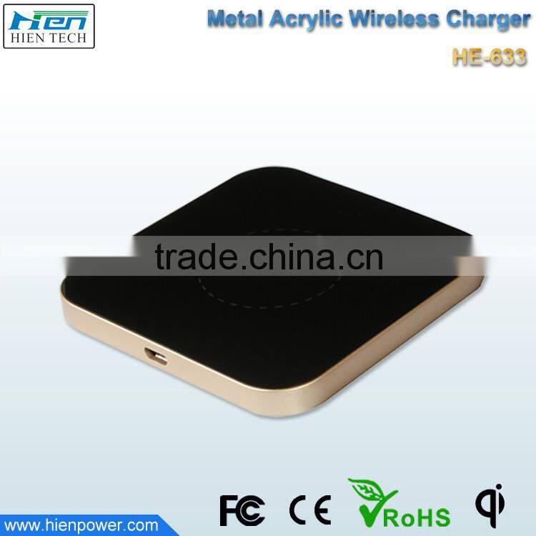 portable cell phone wireless charger for iphone/samsung/blackberry wireless phone charger