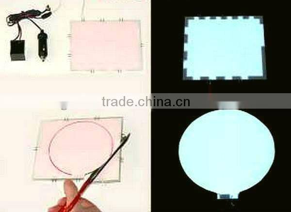 cuttable el backlight A4 size for DIY