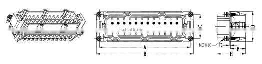 HE-016 Series Mate Industrial Heavy Duty Connector with DIN5510
